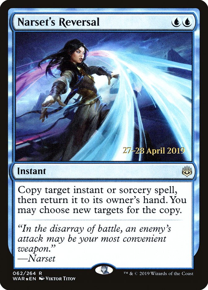 Narset's Reversal [War of the Spark Prerelease Promos] | Gear Gaming Fayetteville