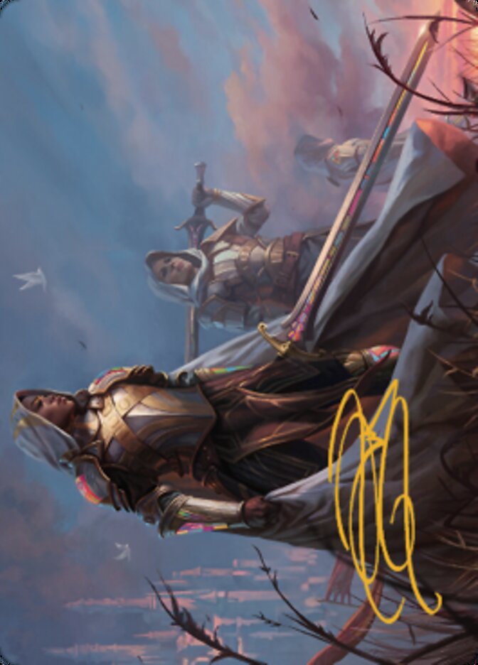 Danitha, Benalia's Hope Art Card (Gold-Stamped Signature) [Dominaria United Art Series] | Gear Gaming Fayetteville