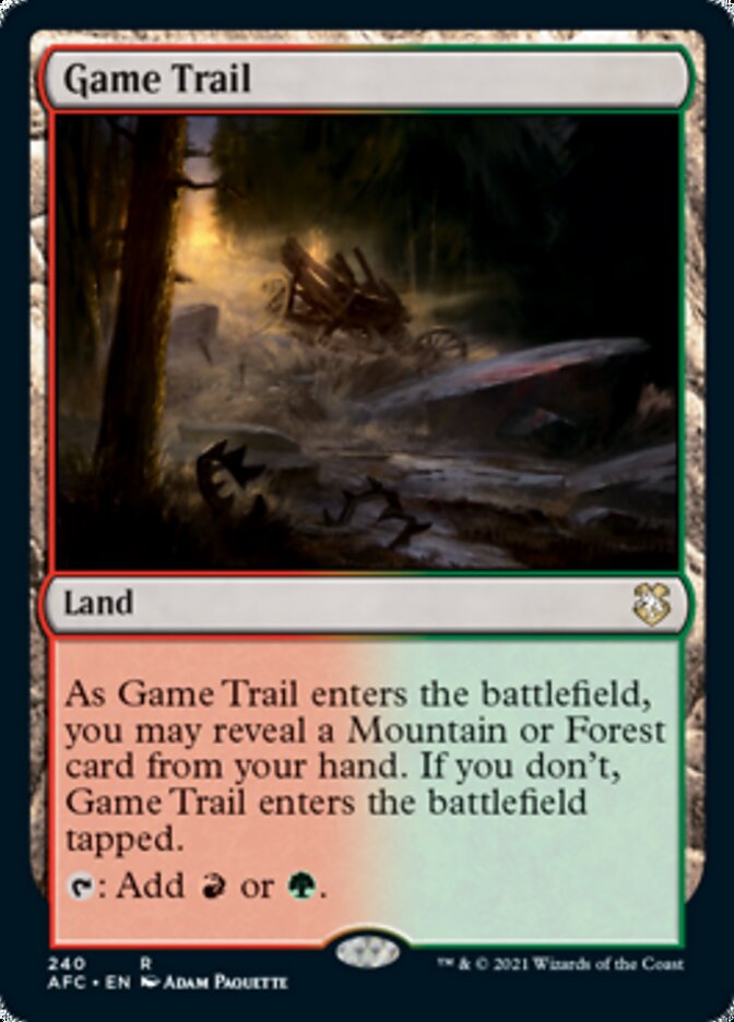 Game Trail [Dungeons & Dragons: Adventures in the Forgotten Realms Commander] | Gear Gaming Fayetteville