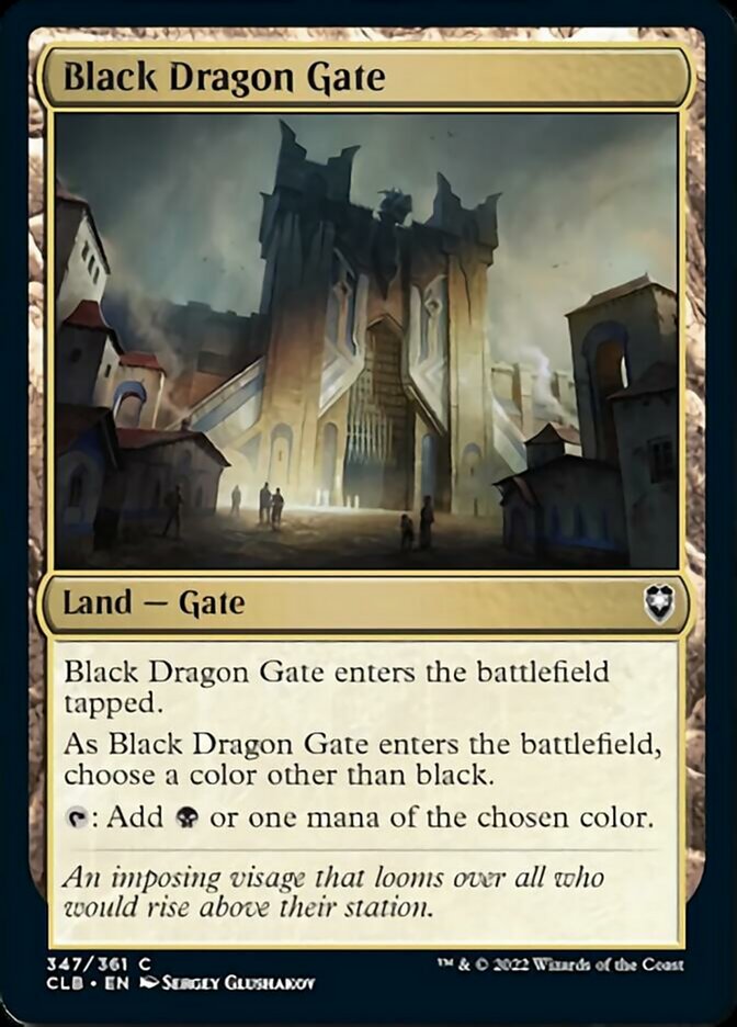 Black Dragon Gate [Commander Legends: Battle for Baldur's Gate] | Gear Gaming Fayetteville