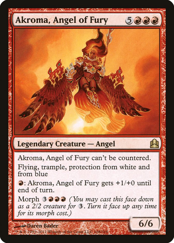 Akroma, Angel of Fury [Commander 2011] | Gear Gaming Fayetteville