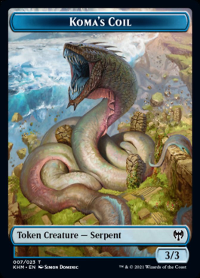 Koma's Coil Token [Kaldheim Tokens] | Gear Gaming Fayetteville