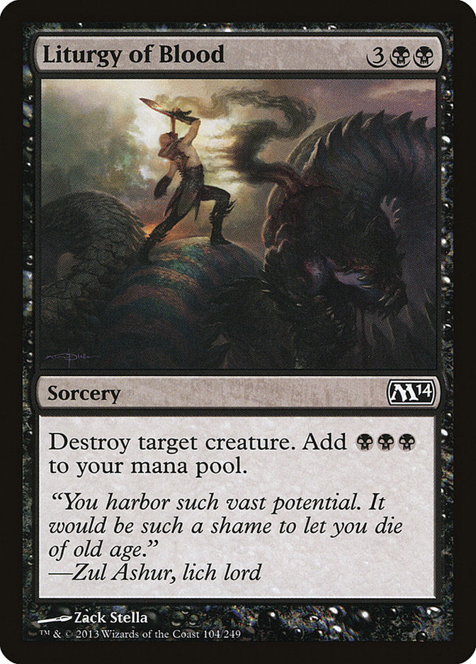 Liturgy of Blood [Magic 2014] | Gear Gaming Fayetteville