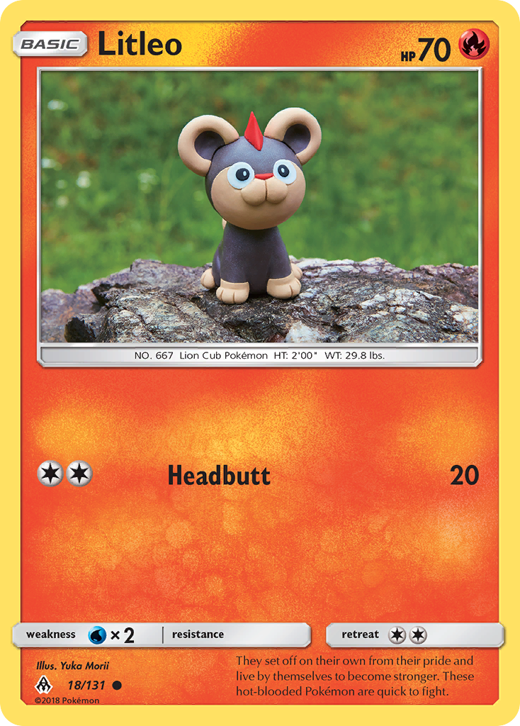 Litleo (18/131) [Sun & Moon: Forbidden Light] | Gear Gaming Fayetteville