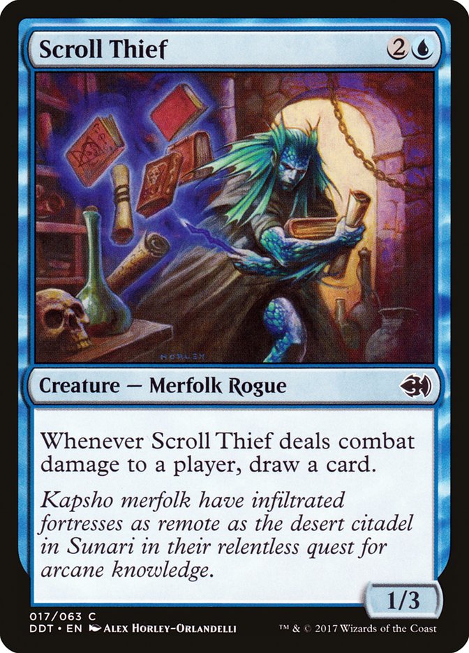 Scroll Thief [Duel Decks: Merfolk vs. Goblins] | Gear Gaming Fayetteville