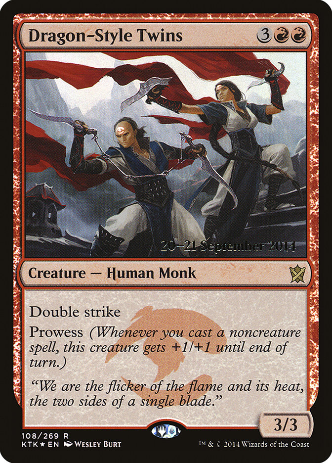 Dragon-Style Twins [Khans of Tarkir Prerelease Promos] | Gear Gaming Fayetteville