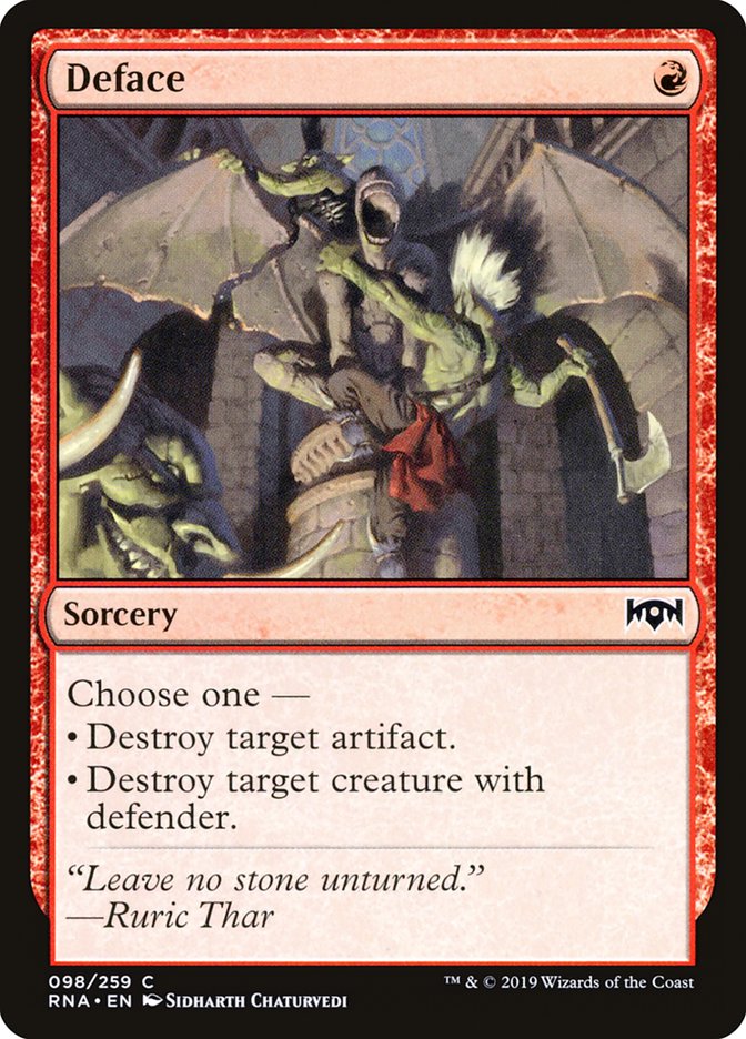 Deface [Ravnica Allegiance] | Gear Gaming Fayetteville