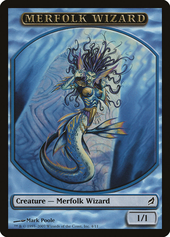 Merfolk Wizard Token [Lorwyn Tokens] | Gear Gaming Fayetteville