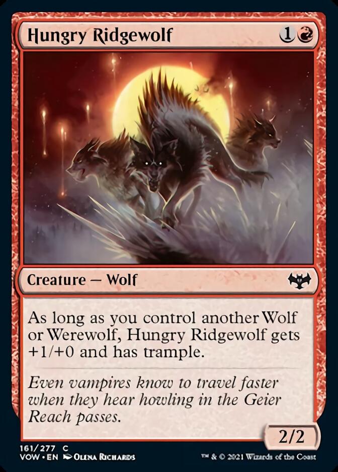 Hungry Ridgewolf [Innistrad: Crimson Vow] | Gear Gaming Fayetteville