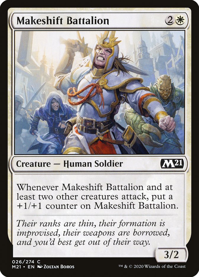 Makeshift Battalion [Core Set 2021] | Gear Gaming Fayetteville