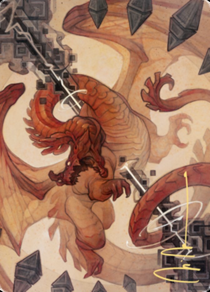 Soul Shatter Art Card (Gold-Stamped Signature) [Zendikar Rising Art Series] | Gear Gaming Fayetteville