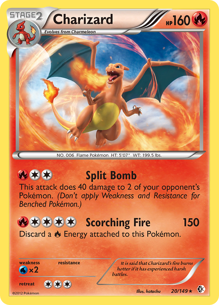Charizard (20/149) [Black & White: Boundaries Crossed] | Gear Gaming Fayetteville
