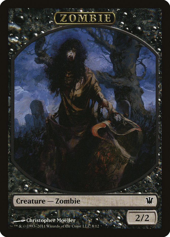 Zombie Token (8/12) [Innistrad Tokens] | Gear Gaming Fayetteville