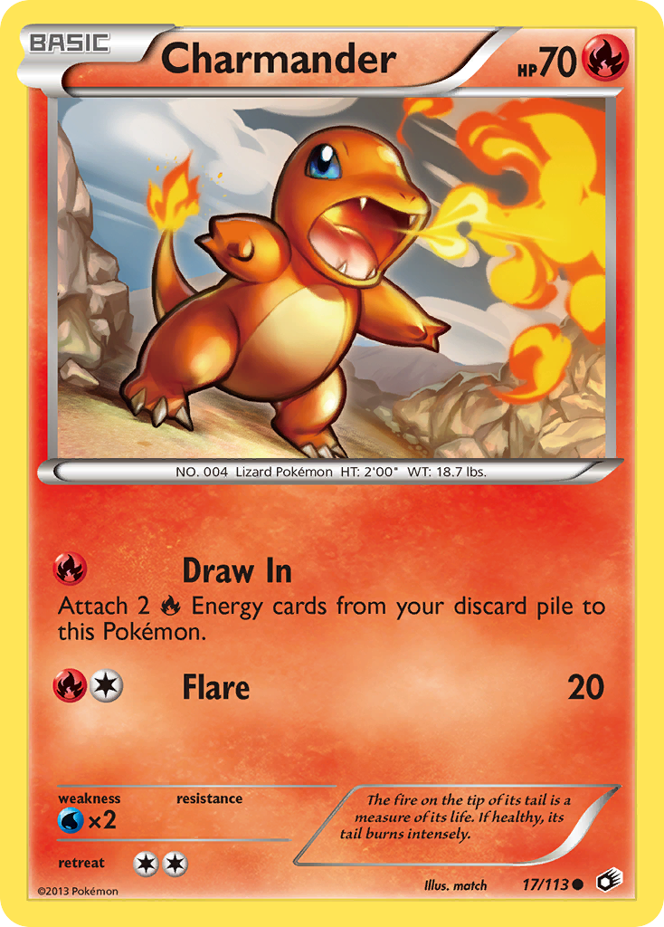 Charmander (17/113) [Black & White: Legendary Treasures] | Gear Gaming Fayetteville