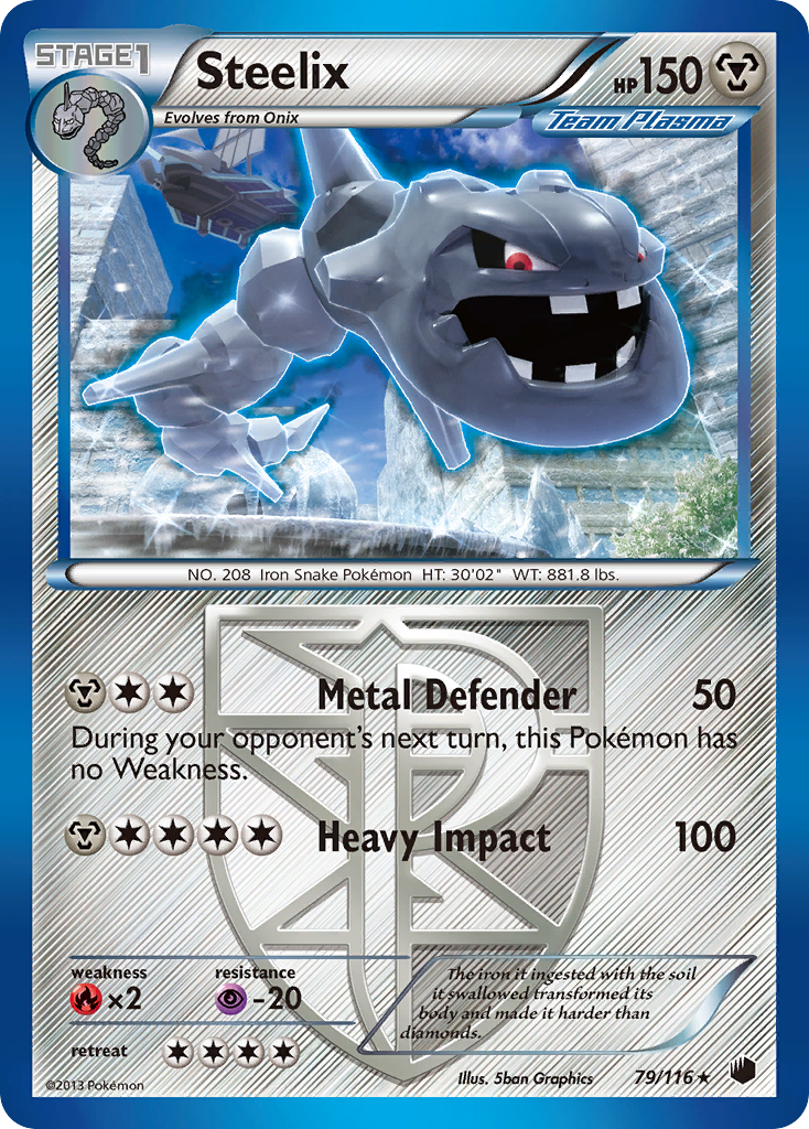 Steelix (79/116) [Black & White: Plasma Freeze] | Gear Gaming Fayetteville