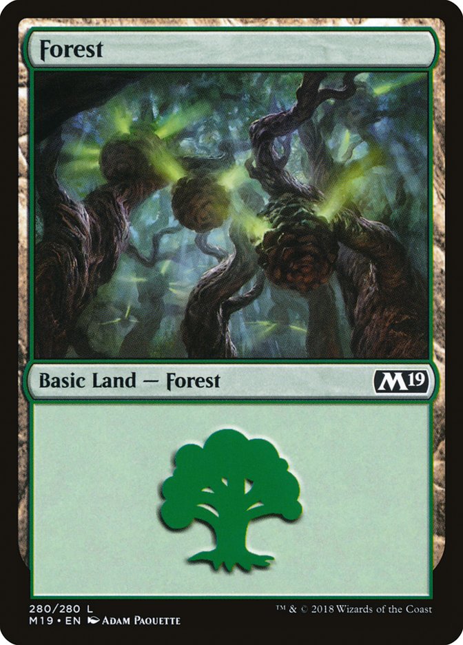 Forest (280) [Core Set 2019] | Gear Gaming Fayetteville