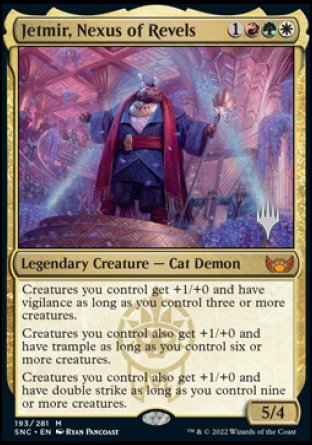 Jetmir, Nexus of Revels (Promo Pack) [Streets of New Capenna Promos] | Gear Gaming Fayetteville