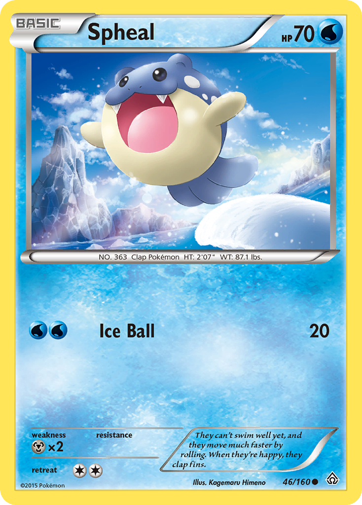 Spheal (46/160) [XY: Primal Clash] | Gear Gaming Fayetteville