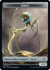 Myr // Servo Double-Sided Token [The Brothers' War Commander Tokens] | Gear Gaming Fayetteville