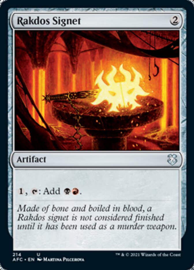 Rakdos Signet [Dungeons & Dragons: Adventures in the Forgotten Realms Commander] | Gear Gaming Fayetteville
