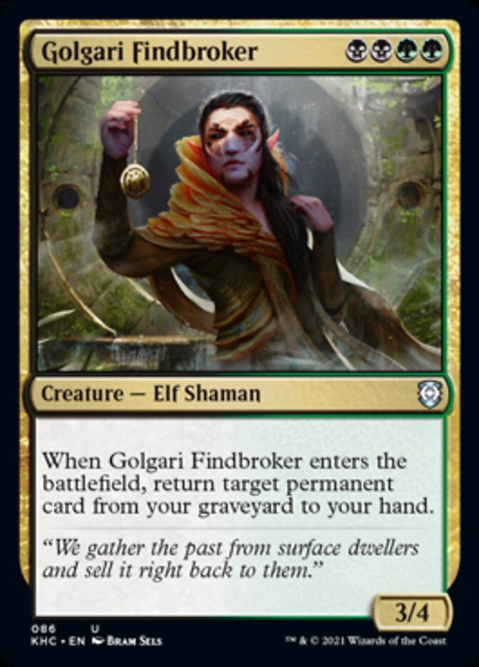 Golgari Findbroker [Kaldheim Commander] | Gear Gaming Fayetteville