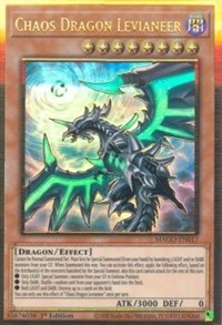 Chaos Dragon Levianeer (Alternate Art) [MAGO-EN017] Gold Rare | Gear Gaming Fayetteville