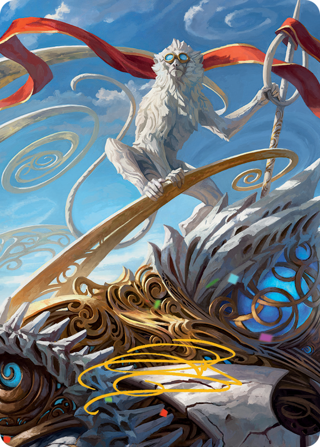 Ragavan, Nimble Pilferer Art Card (Gold-Stamped Signature) [March of the Machine Art Series] | Gear Gaming Fayetteville