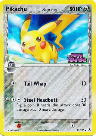 Pikachu (79/110) (Delta Species) (Stamped) [EX: Holon Phantoms] | Gear Gaming Fayetteville