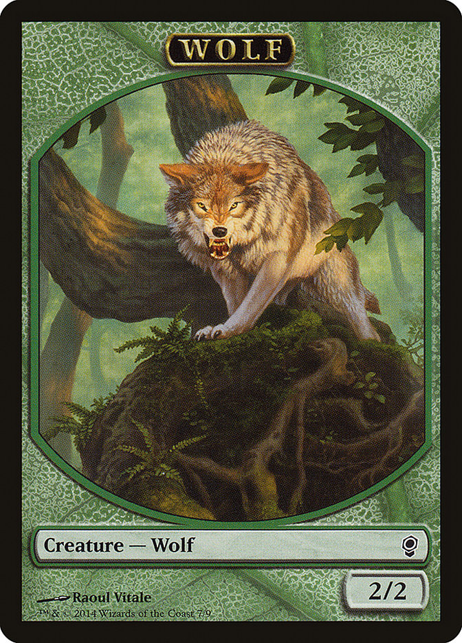 Wolf Token [Conspiracy Tokens] | Gear Gaming Fayetteville