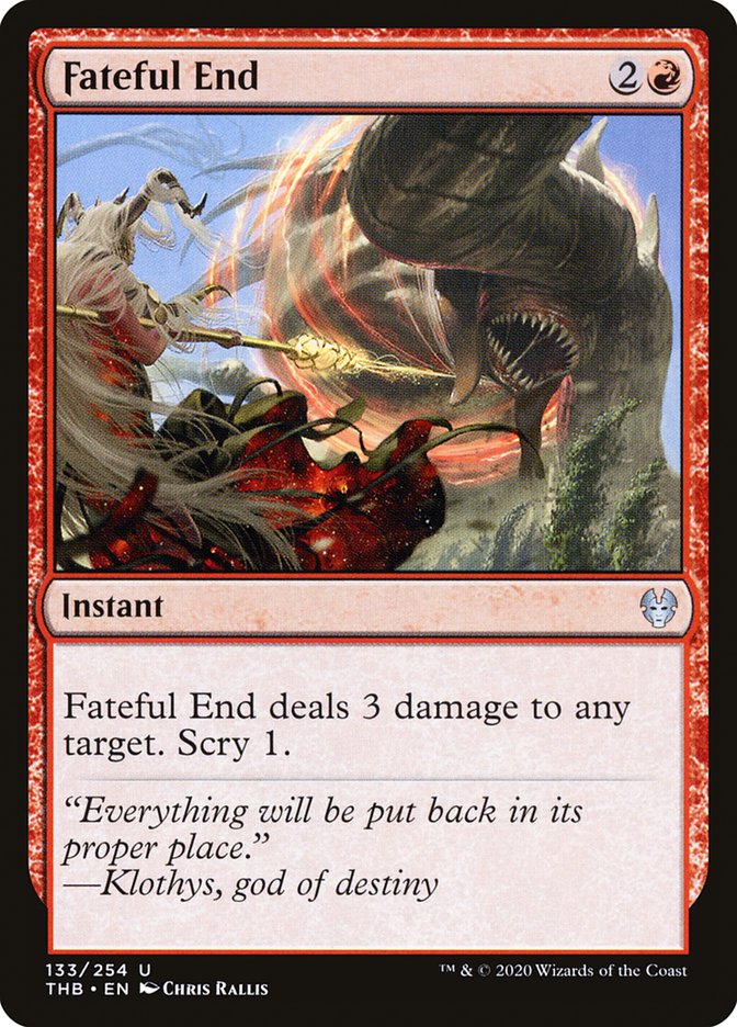 Fateful End [Theros Beyond Death] | Gear Gaming Fayetteville