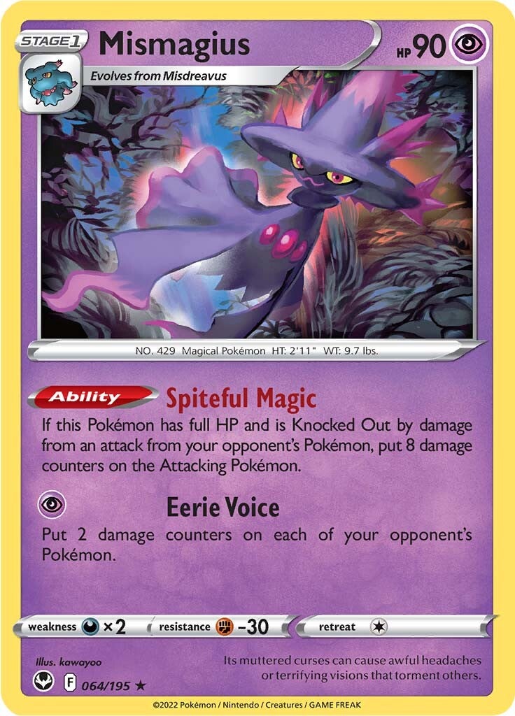 Mismagius (064/195) [Sword & Shield: Silver Tempest] | Gear Gaming Fayetteville