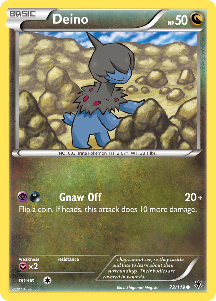 Deino (72/119) [XY: Phantom Forces] | Gear Gaming Fayetteville