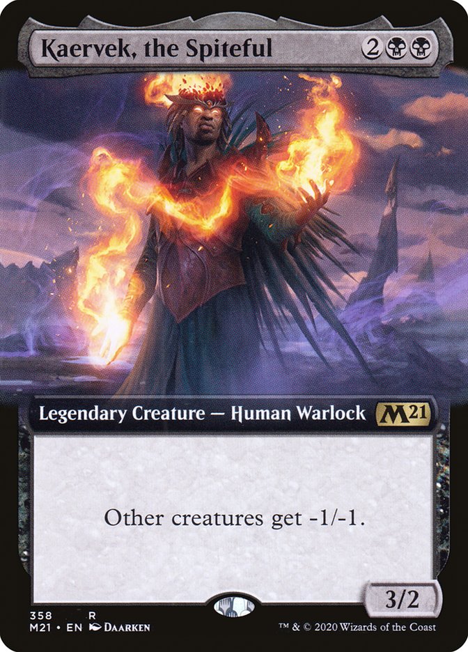 Kaervek, the Spiteful (Extended Art) [Core Set 2021] | Gear Gaming Fayetteville