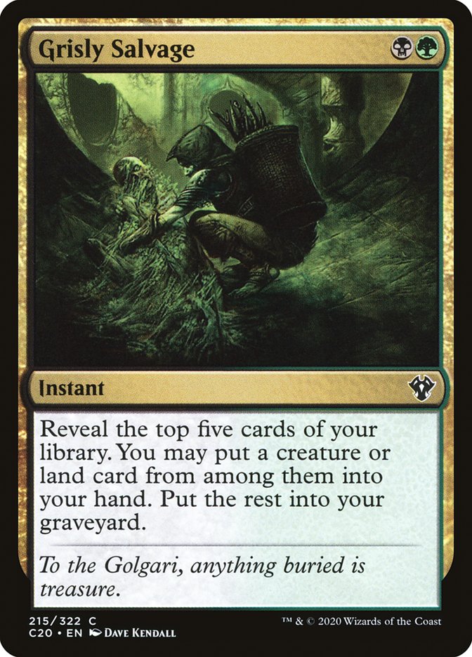 Grisly Salvage [Commander 2020] | Gear Gaming Fayetteville