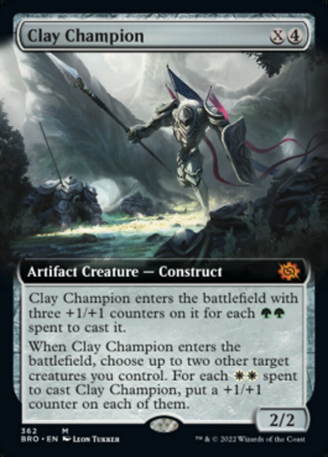 Clay Champion (Extended Art) [The Brothers' War] | Gear Gaming Fayetteville