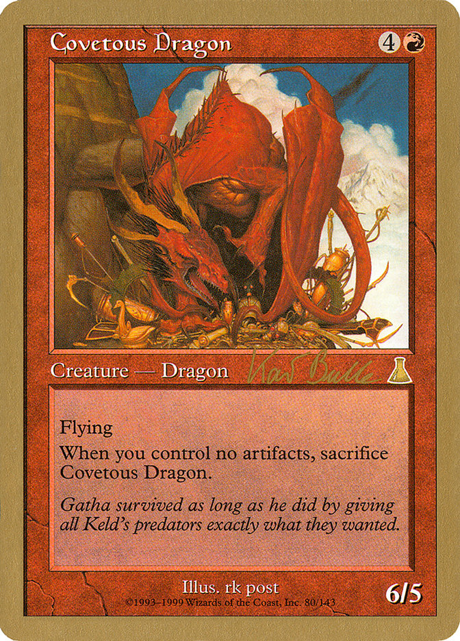 Covetous Dragon (Kai Budde) [World Championship Decks 1999] | Gear Gaming Fayetteville