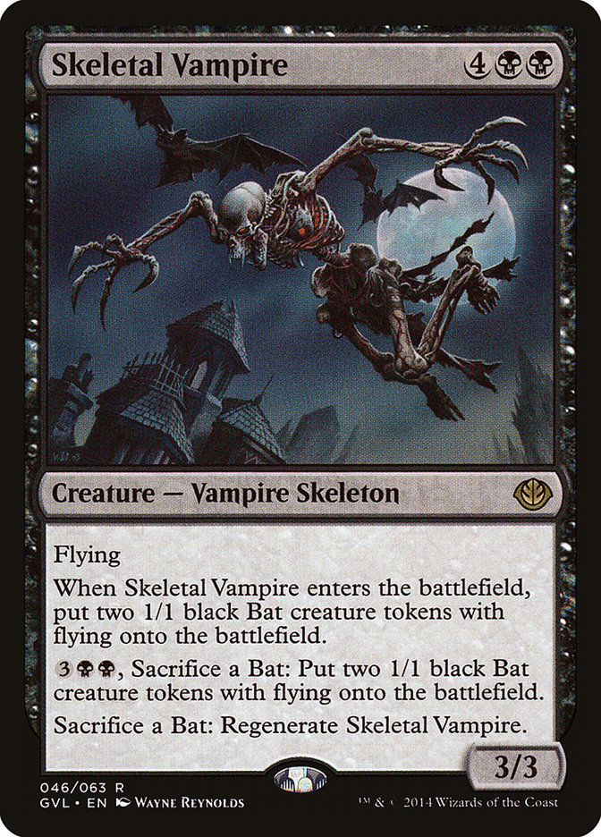 Skeletal Vampire (Garruk vs. Liliana) [Duel Decks Anthology] | Gear Gaming Fayetteville