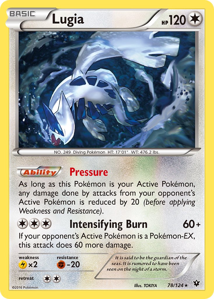 Lugia (78/124) (Theme Deck Exclusive) [XY: Fates Collide] | Gear Gaming Fayetteville