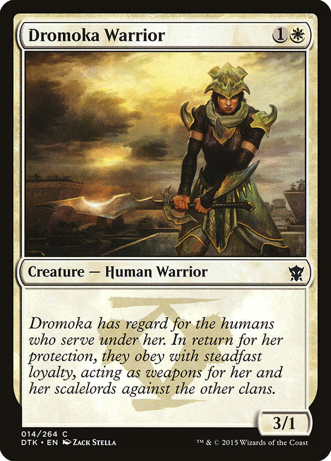 Dromoka Warrior [Dragons of Tarkir] | Gear Gaming Fayetteville