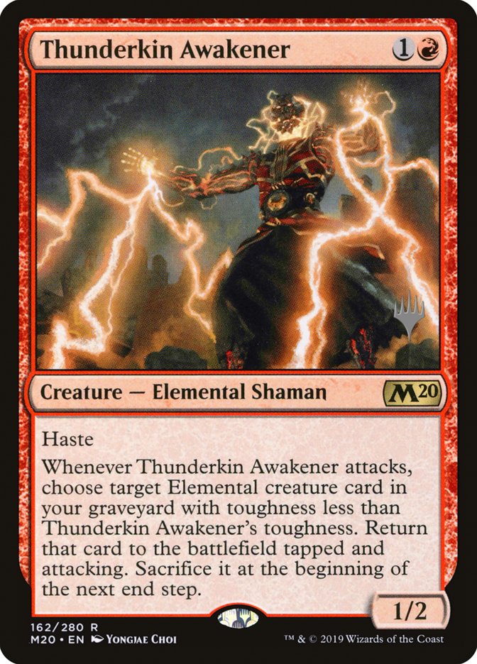 Thunderkin Awakener (Promo Pack) [Core Set 2020 Promos] | Gear Gaming Fayetteville