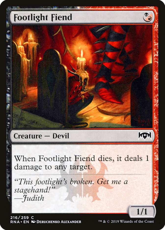 Footlight Fiend [Ravnica Allegiance] | Gear Gaming Fayetteville