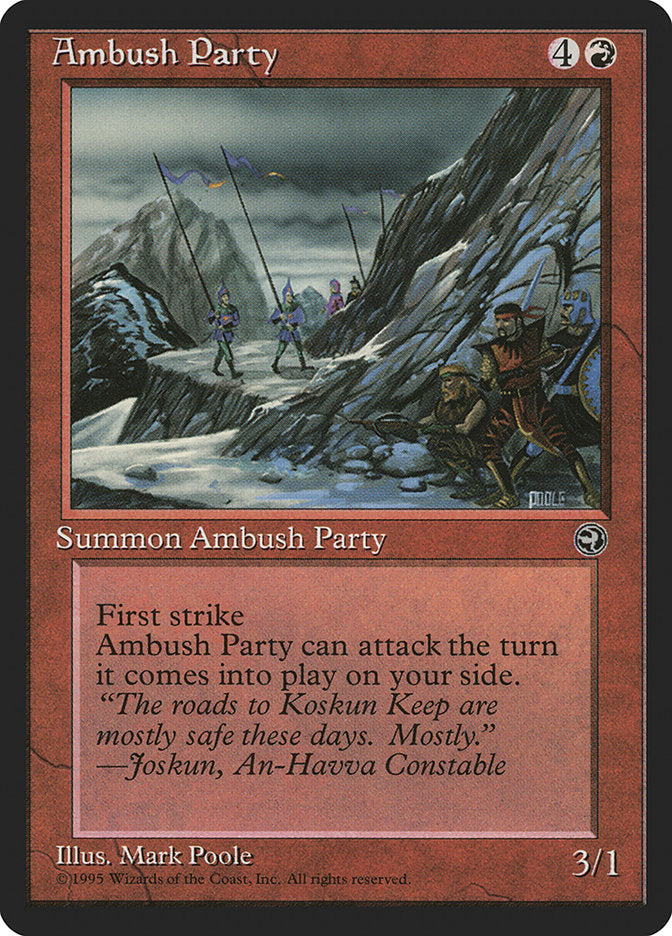 Ambush Party (Joskun Flavor Text) [Homelands] | Gear Gaming Fayetteville