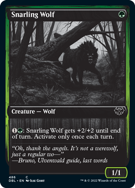 Snarling Wolf (486) [Innistrad: Double Feature] | Gear Gaming Fayetteville