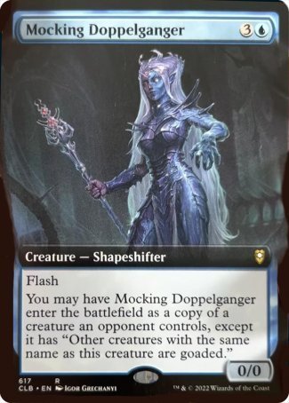 Mocking Doppelganger (Extended Art) [Commander Legends: Battle for Baldur's Gate] | Gear Gaming Fayetteville