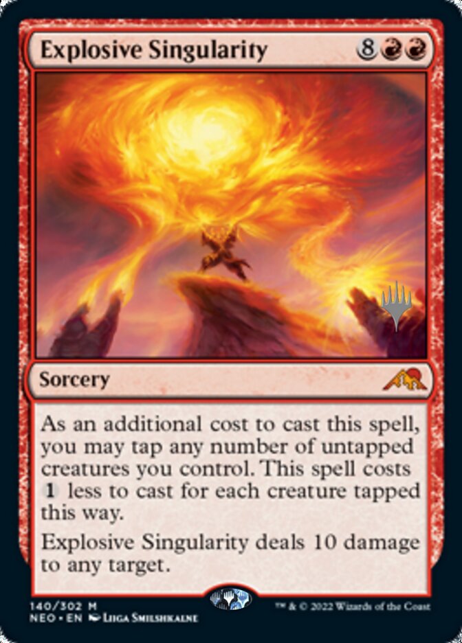 Explosive Singularity (Promo Pack) [Kamigawa: Neon Dynasty Promos] | Gear Gaming Fayetteville