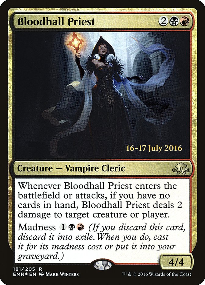 Bloodhall Priest [Eldritch Moon Prerelease Promos] | Gear Gaming Fayetteville