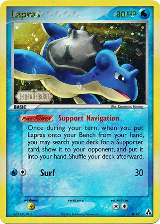 Lapras (8/92) (Stamped) [EX: Legend Maker] | Gear Gaming Fayetteville