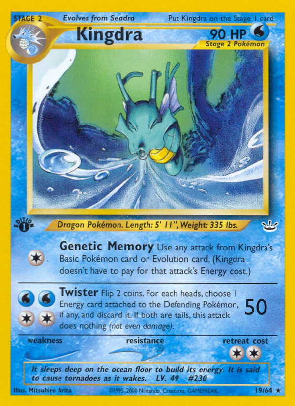 Kingdra (19/64) [Neo Revelation 1st Edition] | Gear Gaming Fayetteville