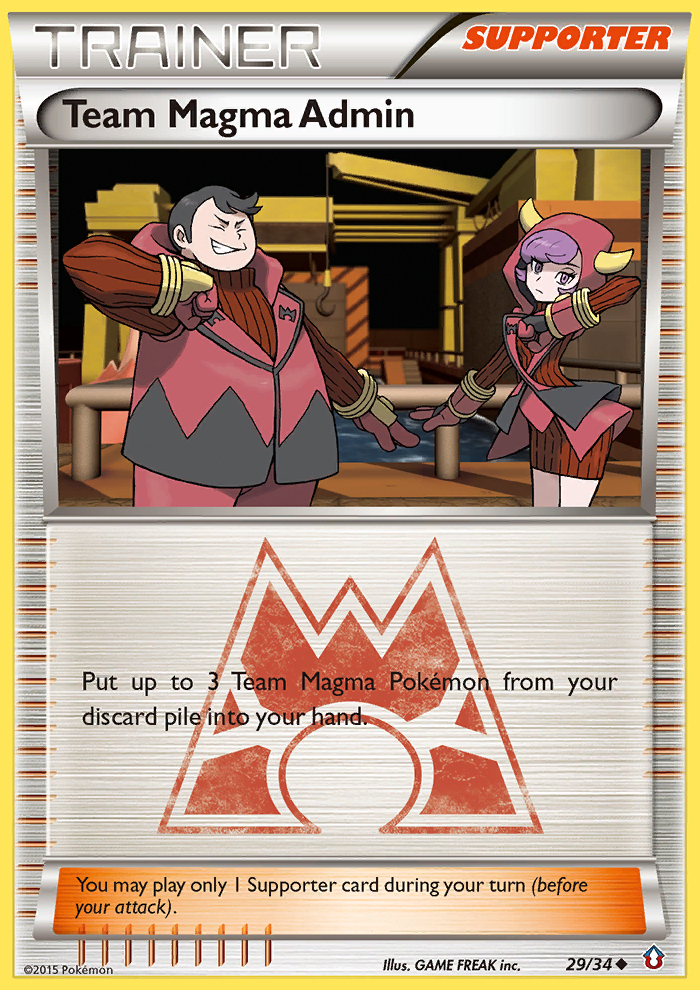 Team Magma Admin (29/34) [XY: Double Crisis] | Gear Gaming Fayetteville