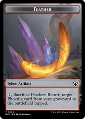 Feather // Servo Double-Sided Token [March of the Machine Commander Tokens] | Gear Gaming Fayetteville